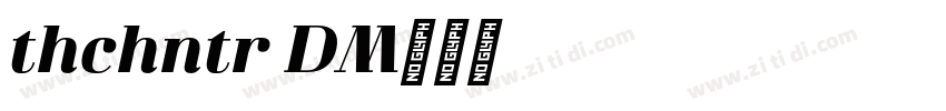 Athachantr DEMO字体转换